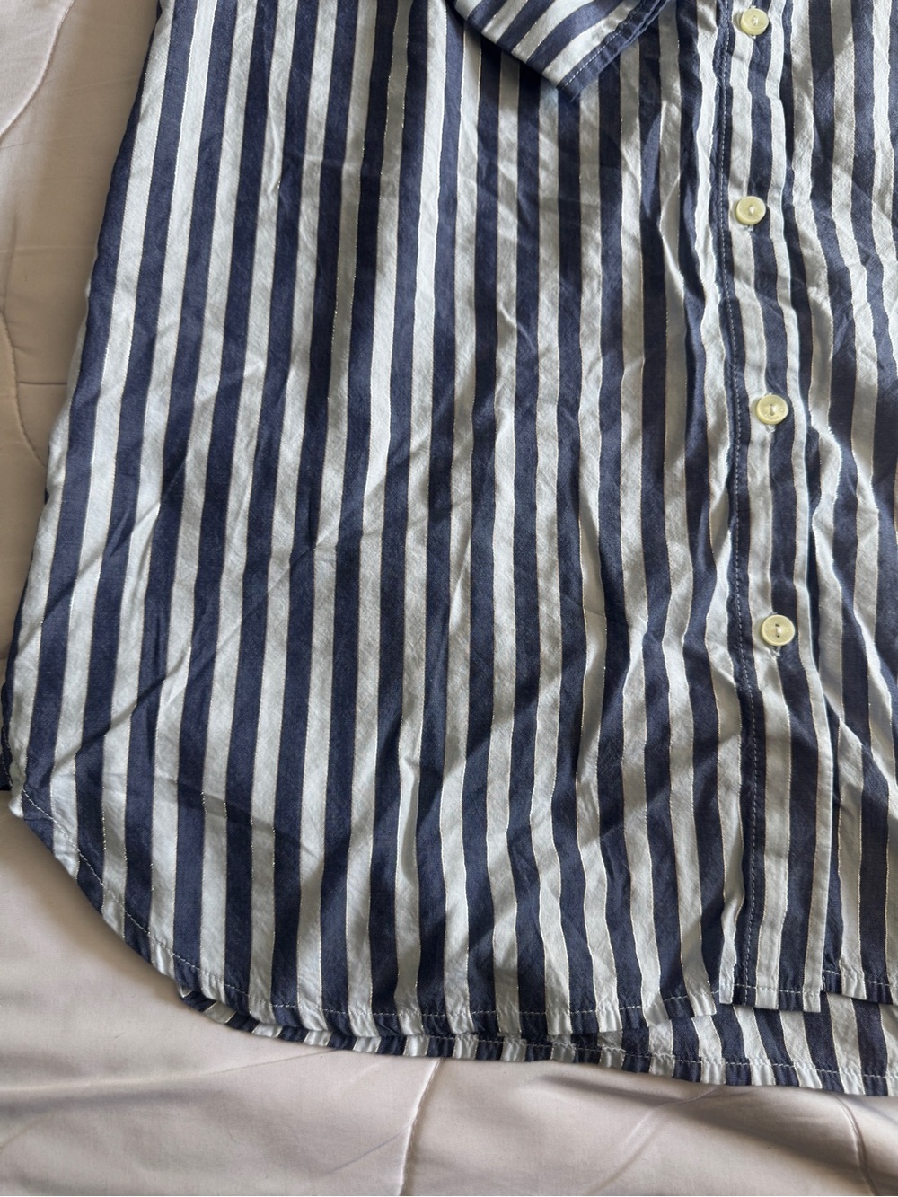 Victoria Secret Blue and White Stripped Long Nightgown NWOT - Picture 4 of 14